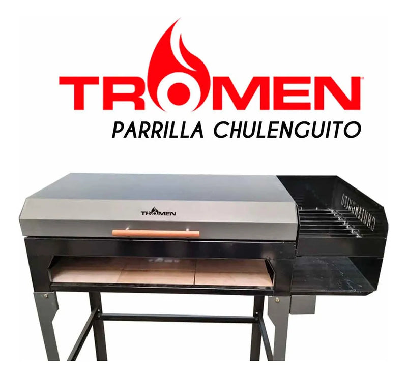 Parrilla Tromen Chulenguito A Leña Con Tapa