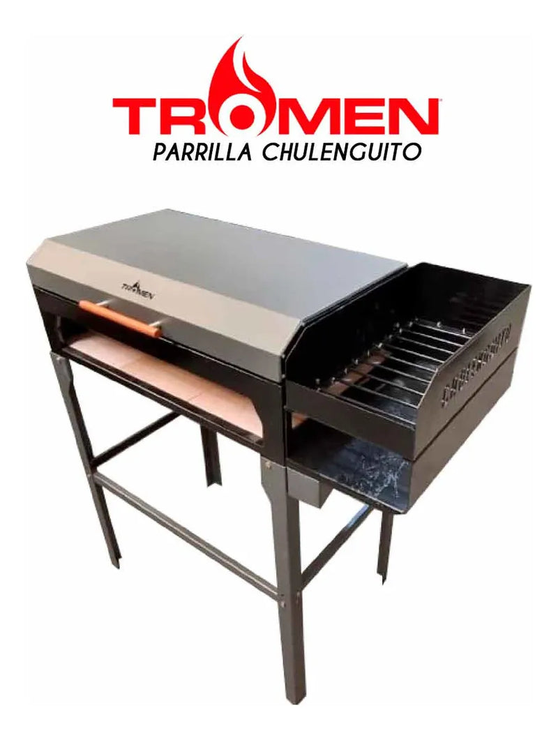 Parrilla Tromen Chulenguito A Leña Con Tapa